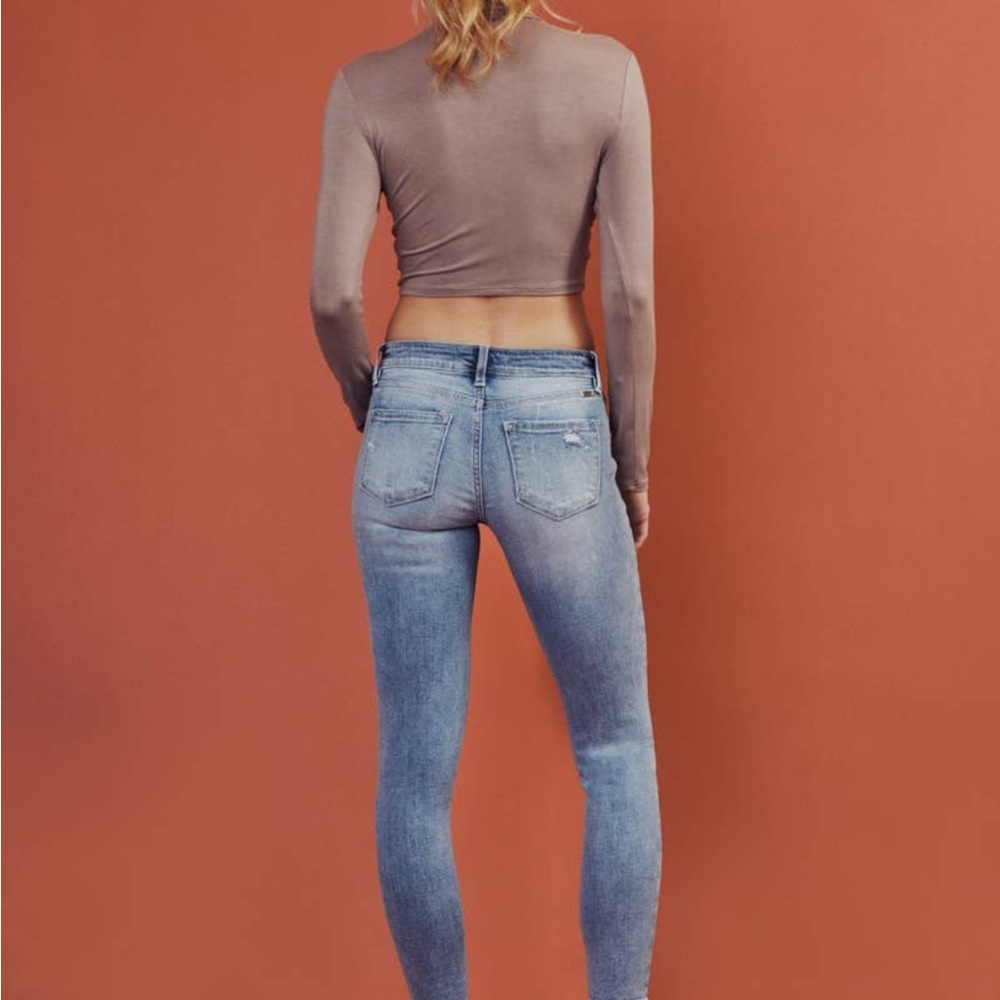 Mid Rise Ankle Skinny Jeans - Picture 6 of 10